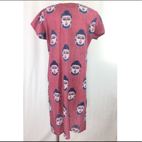 Buddha Midi Tunic Shift Dress - Picture 4 of 8